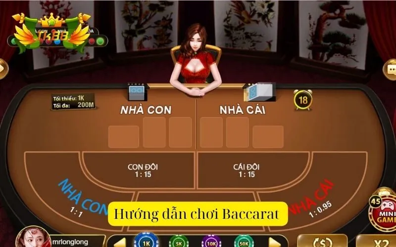 Hướng dẫn chơi Baccarat